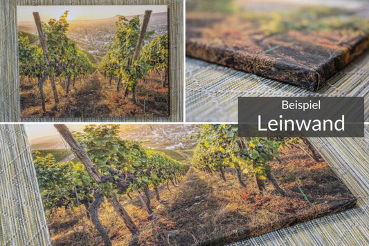 Materialien im Vergleich: Leinwand vs. Alu-Dibond vs. Acrylglas